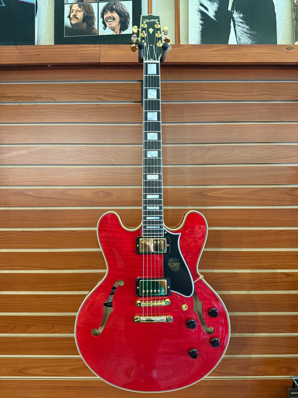 Heritage Custom Shop Core Collection H-555 Electric Guitar, Translucent Cherry