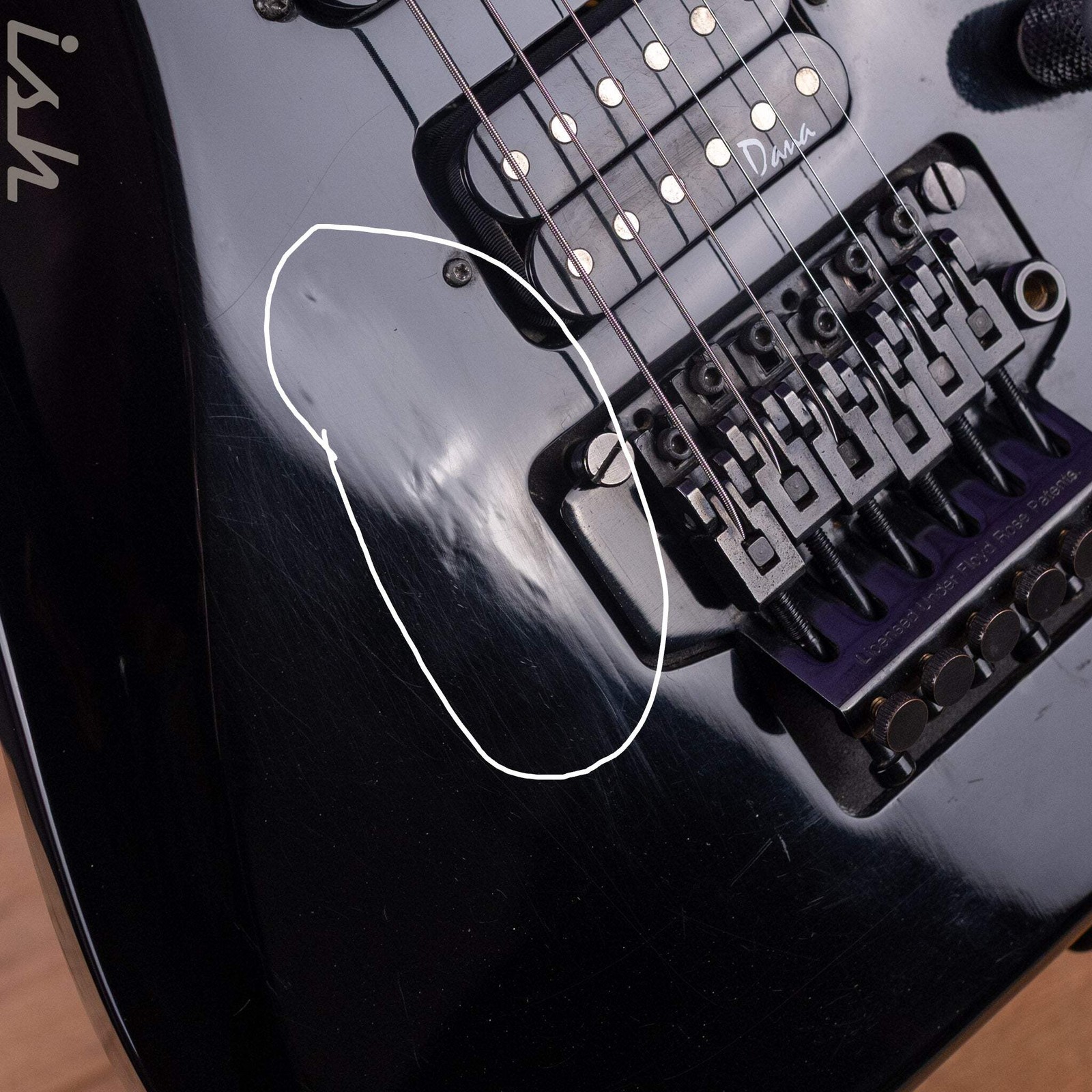 1990’s Alvarez Dana Scoop Black Floyd Modulus Graphite Neck