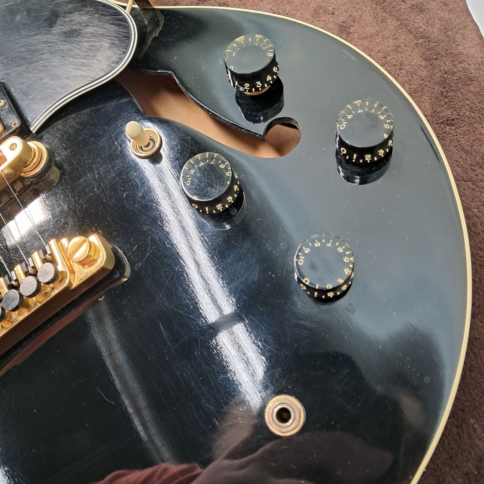 Gibson 1979 ES-347TD Ebony w/OHSC (014) USED