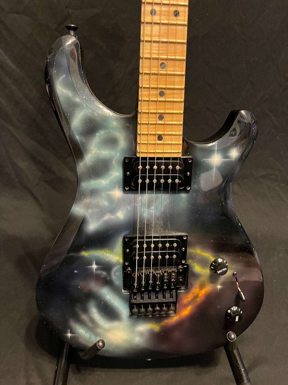2017 Knaggs Severn XF Trembuck Galaxy Graphic by Nick Ralph Flame Maple Neck W/O