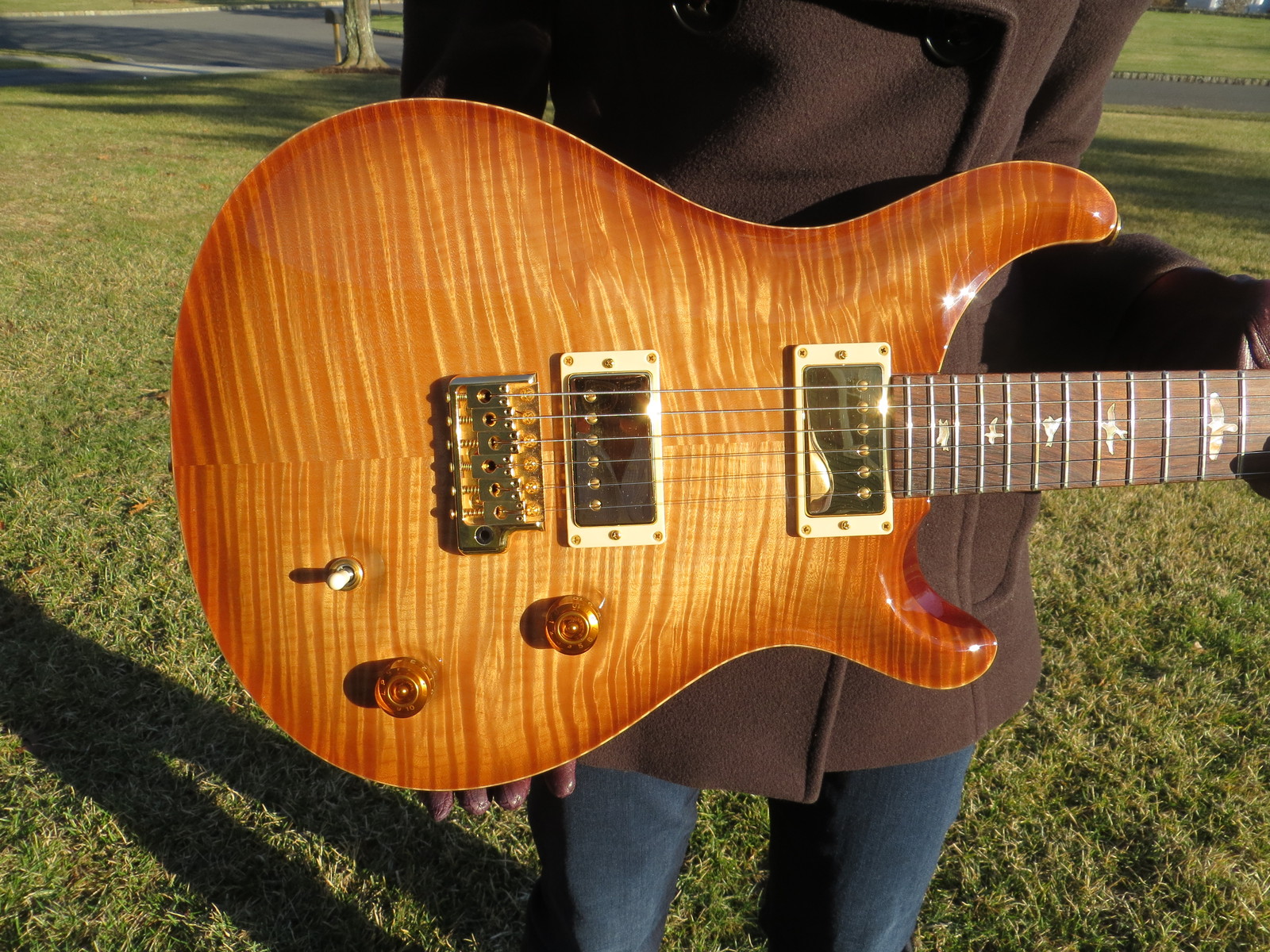 Prs Private Stock Custom 22 Smokey Blonde Flame Brazilian Fret Curly Maple 2008