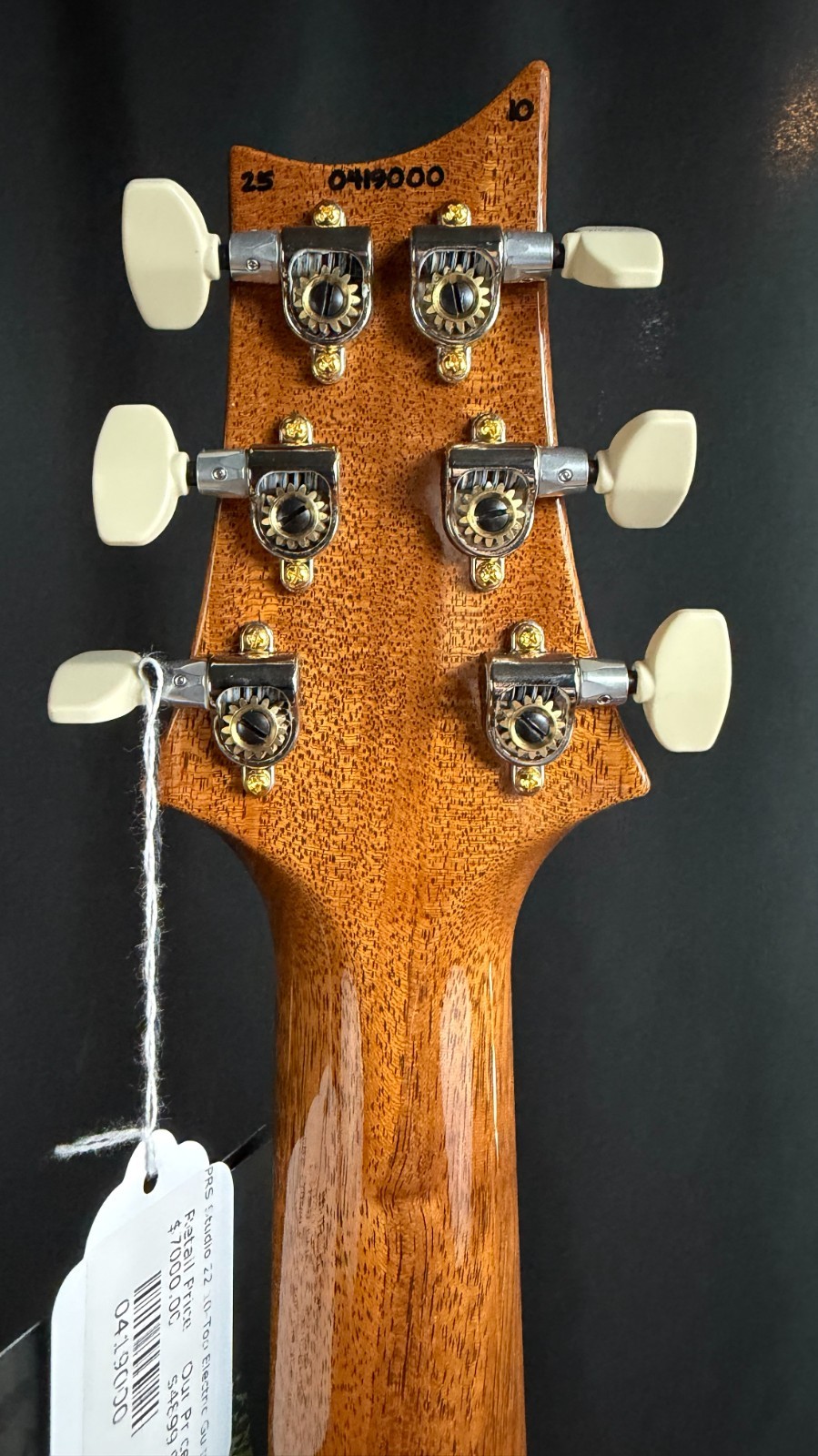 PRS Studio 22 10-Top Flamed Maple Electric Guitar Tiger Eye Finish w/ Case