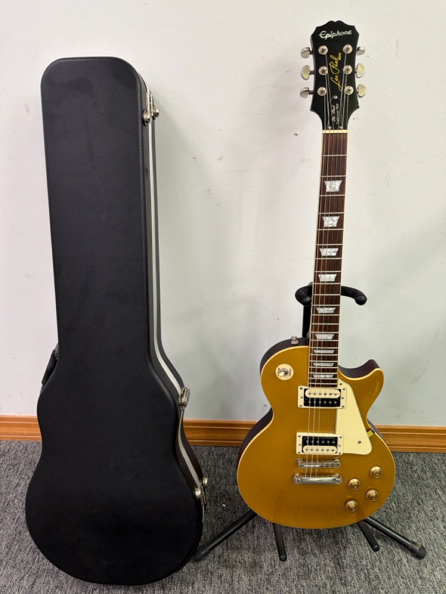 EPIPHONE LES PAUL TRADITIONAL PRO w/ hard road runner case (R7A016495)