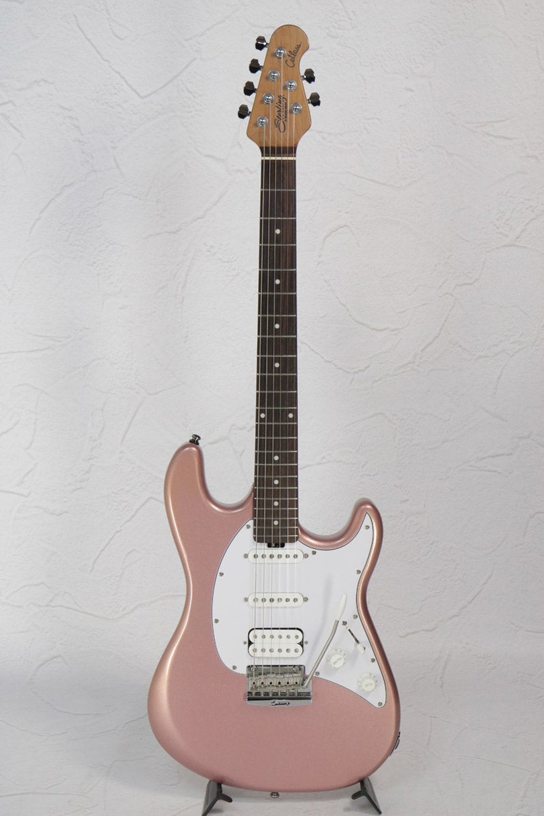 Sterling by Music Man Cutlass CT50 HSS Rose Gold Used Poplar Body w/Soft Case