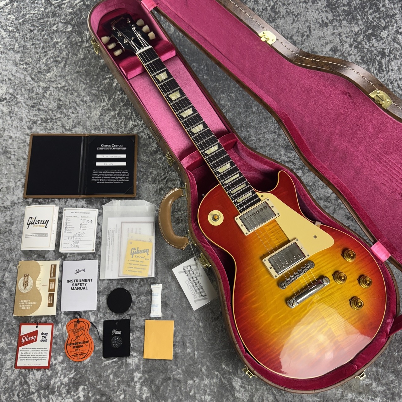 Gibson Custom Shop 1959 Les Paul Standard Reissue VOS Washed Cherry 951092 3.8kg