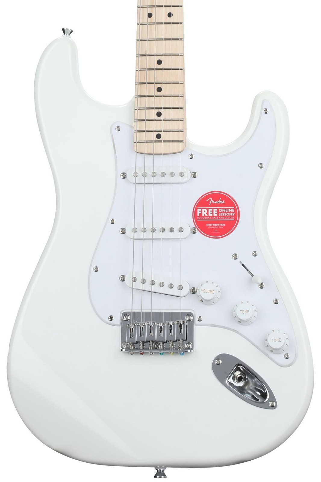 Squier Sonic Stratocaster HT Electric Guitar – Arctic White