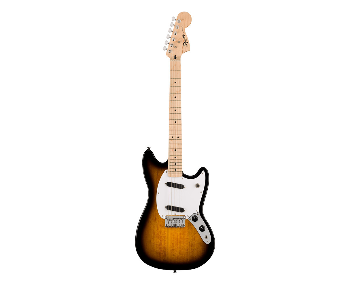 Squier Sonic Mustang – 2-Color Sunburst w/ Maple Fingerboard