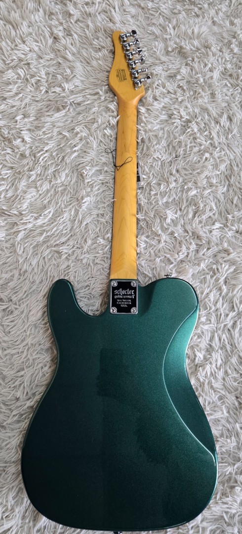 Schecter 2210 PT Fastback II B Electric Guitar w/Bigsby, Dark Emerald Green