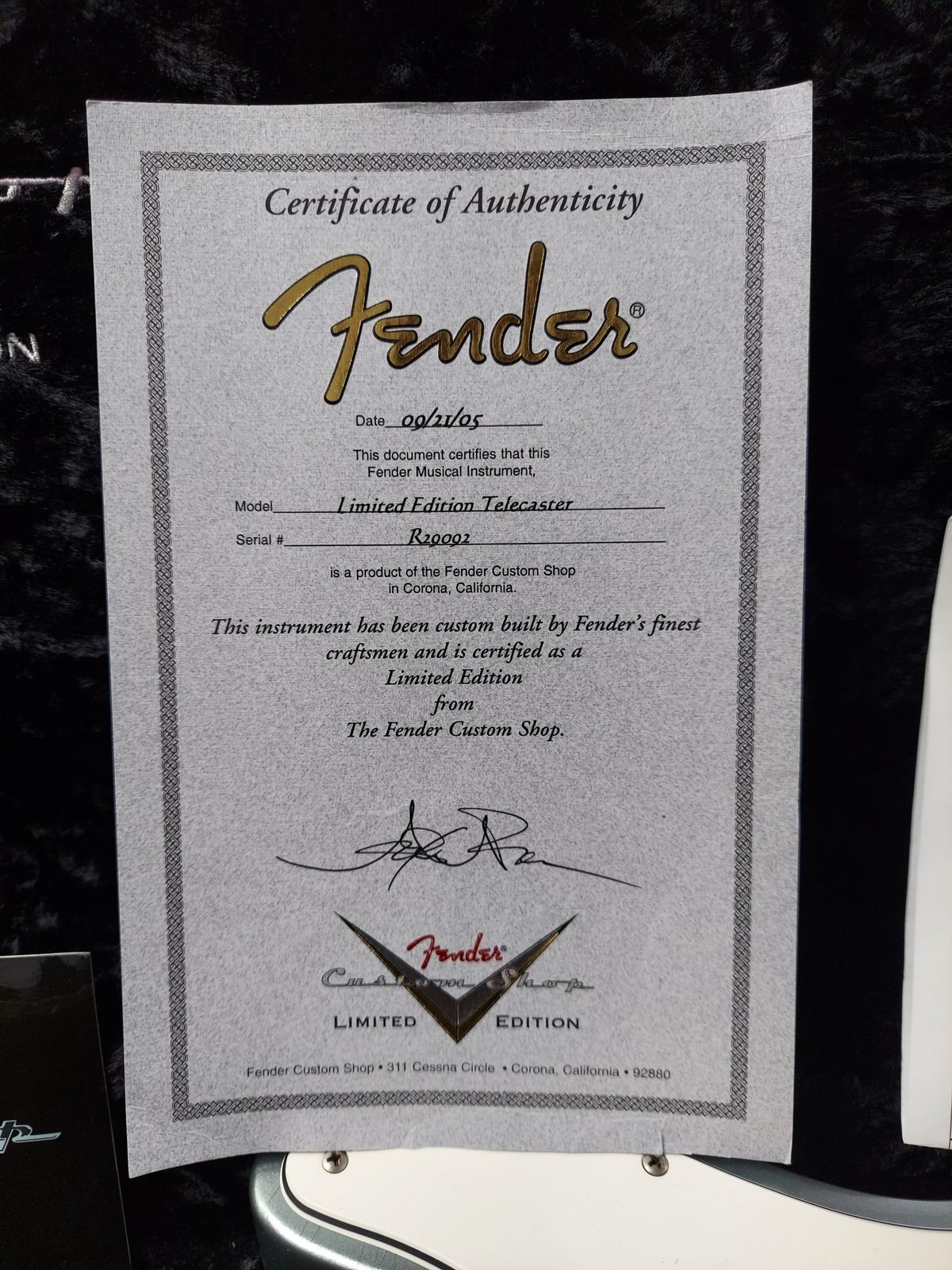 2005 Fender USA Custom Shop Relic ’67 Telecaster COA Closest Classic Relic!