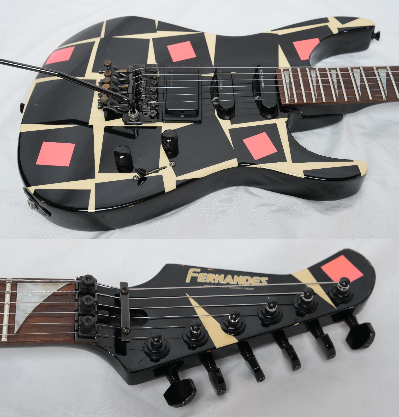 FERNANDES FR-120AV Whitesnake Vandenberg Signature Model – Rare Model!