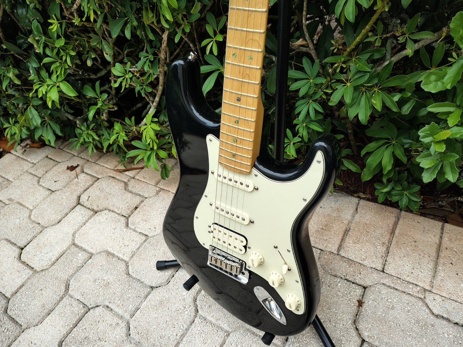 2002 Fender American Deluxe Stratocaster Black Fat Strat *UNPLAYED*