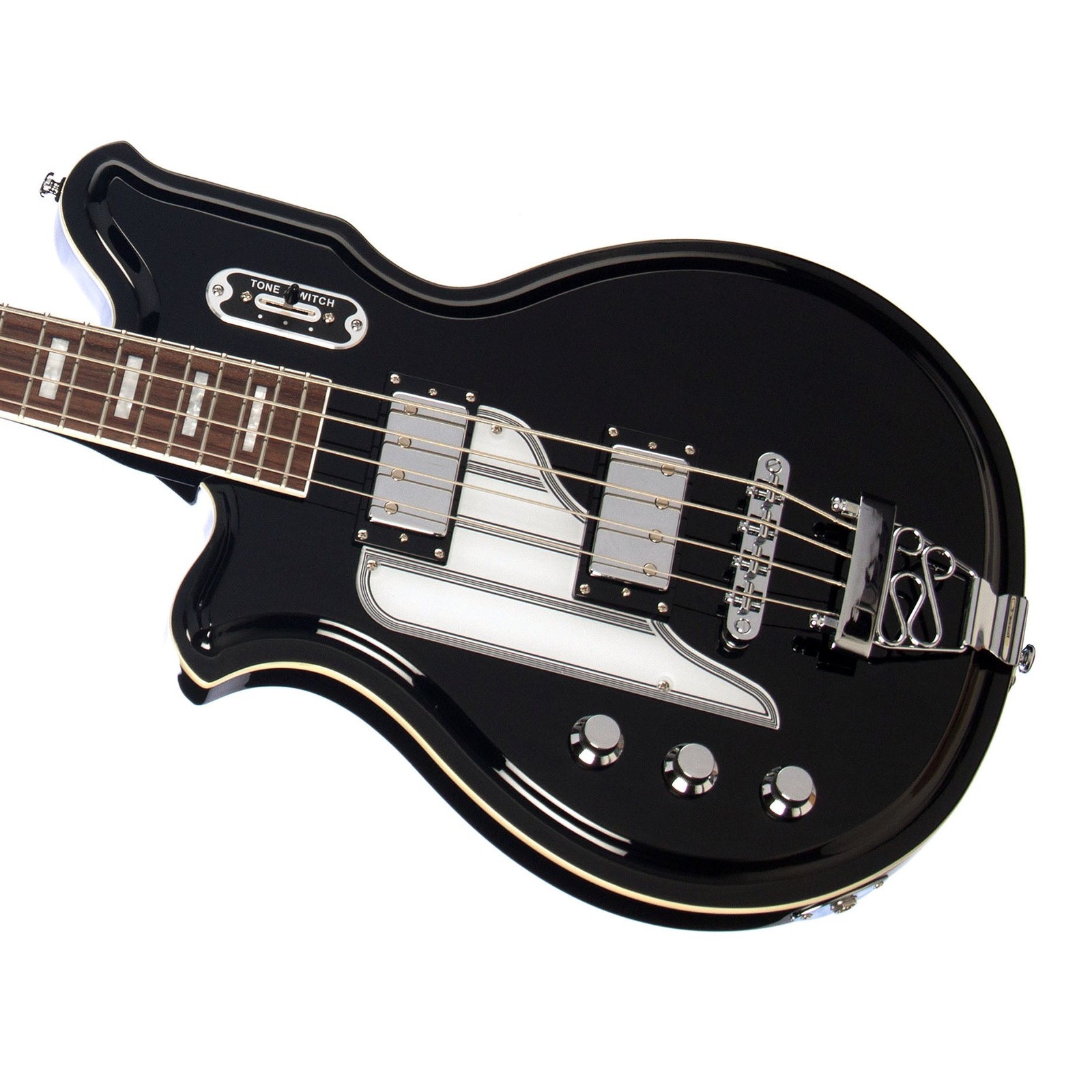 Airline Guitars MAP Bass Short Scale Black Left-Handed