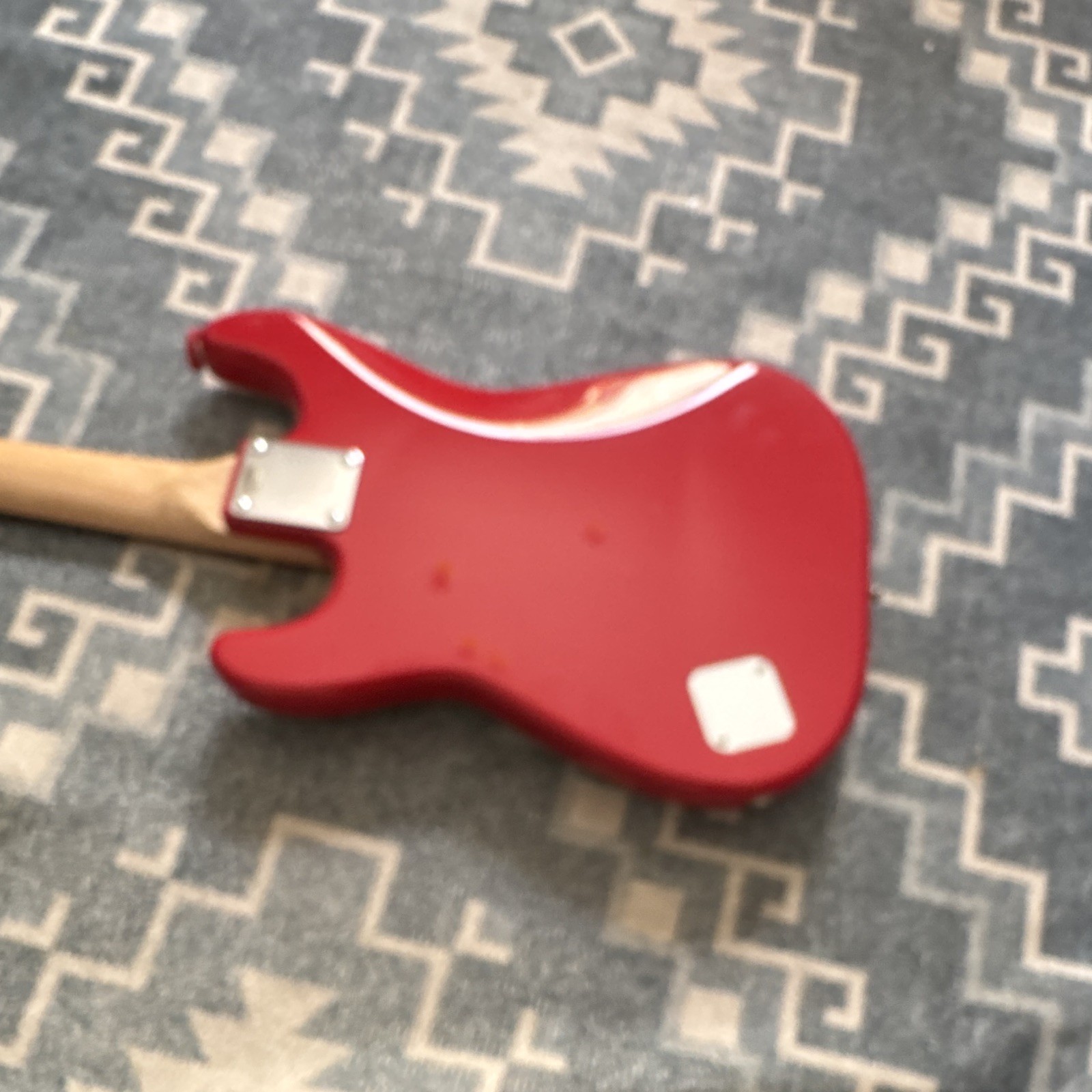 Squier Mini Stratocaster 3/4 Size Red Solid Body 6-String Right-Handed
