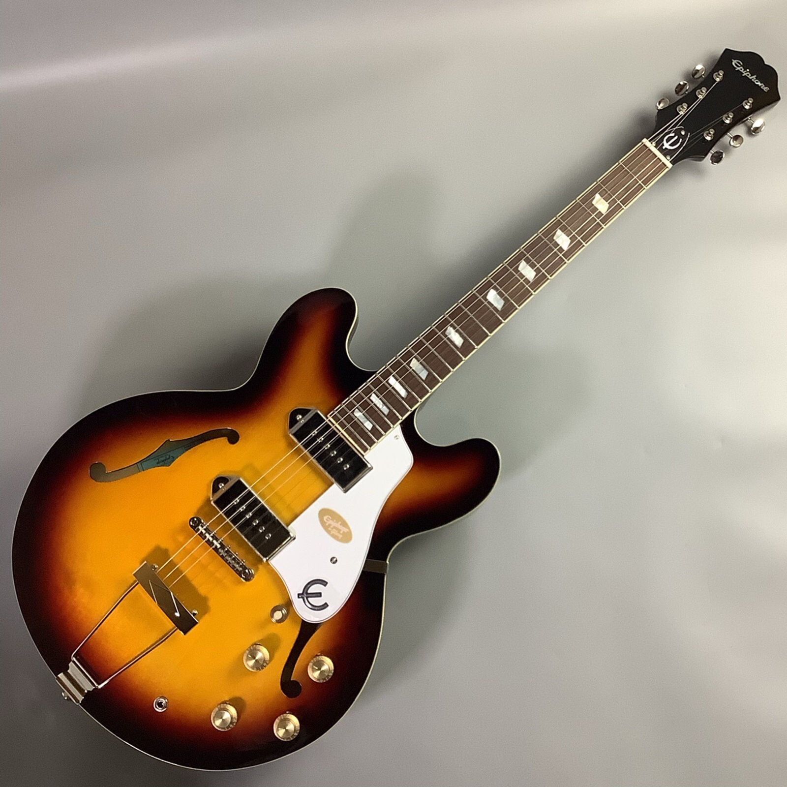 Epiphone Casino Vintage Sunburst Electric Guitar with Gig Bag New
