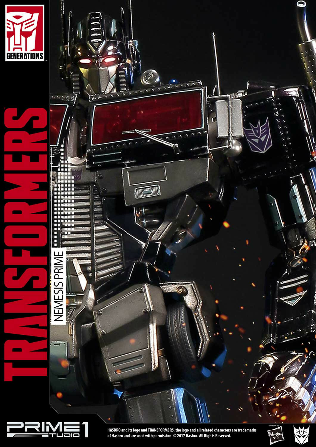 PRIME 1 STUDIO Transformers GENERATION NEMESIS OPTIMUS PREMIUM STATUE Figure