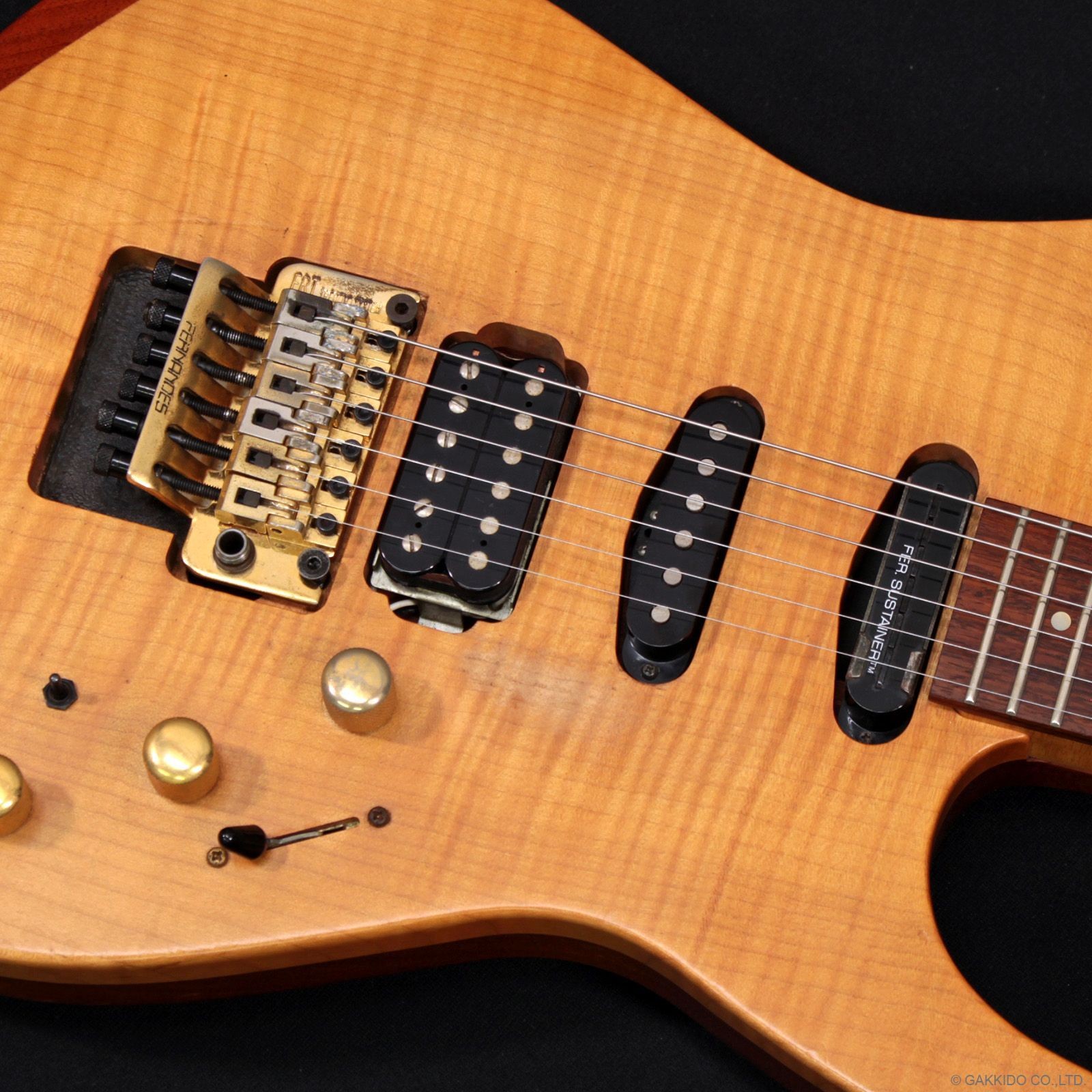 Fernandes FR-150S Style Electric Guitar Sustainer SSH MIJ Tremolo With Gig Bag