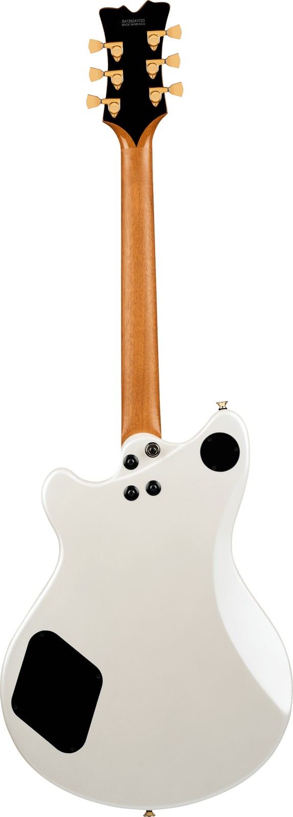 EVH SA-126 Special Semi-Hollow Electric Guitar, Ebony, Platinum Pearl Metallic