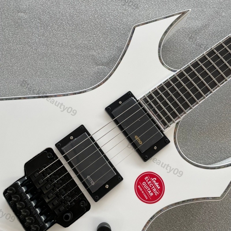 Warlock Solid Body Electric Guitar C Shape Neck Stainless Rounded Fret Edge