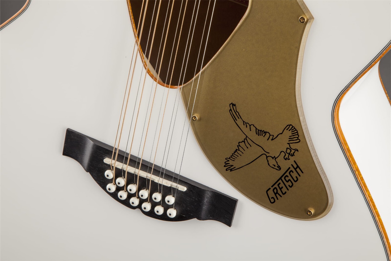 Gretsch G5022CWFE-12 Rancher Falcon Jumbo – White -NEW