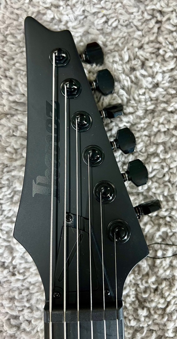 Ibanez RG Iron Label Electric Guitar Flat Black, Model RGRTB621BKF