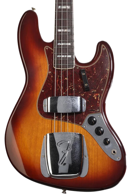 Fender Custom Shop 1966 Jazz Bass Journeyman Relic – Tobacco Sunburst