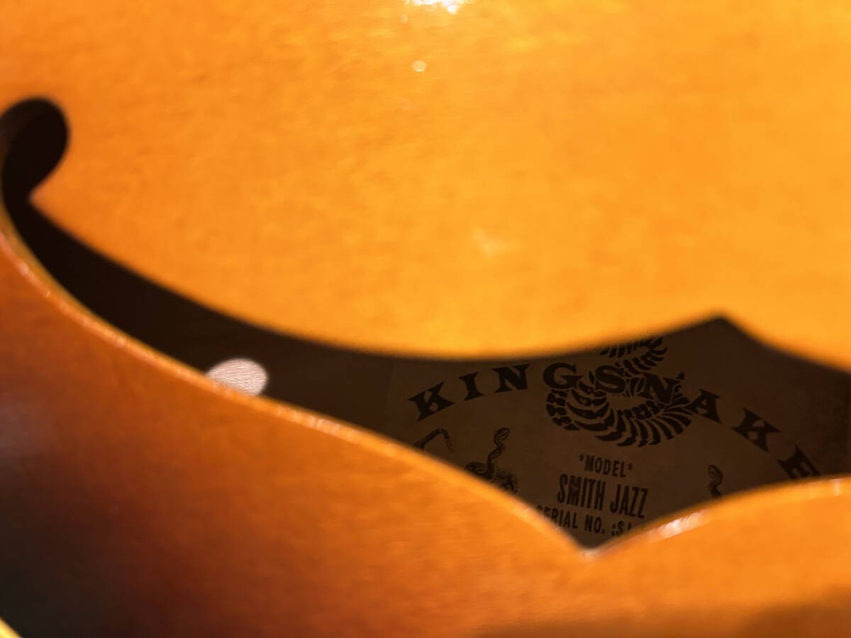 King Snake Smith Jazz Tabacco Sunburst One Owner Item 2025 August Purchase Extre