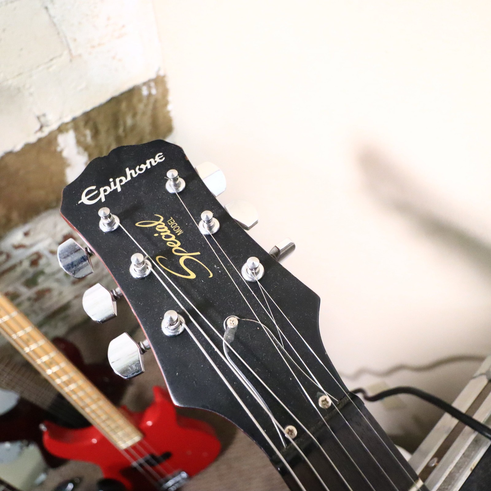 2015 Epiphone Les Paul Special I P90 Worn Cherry
