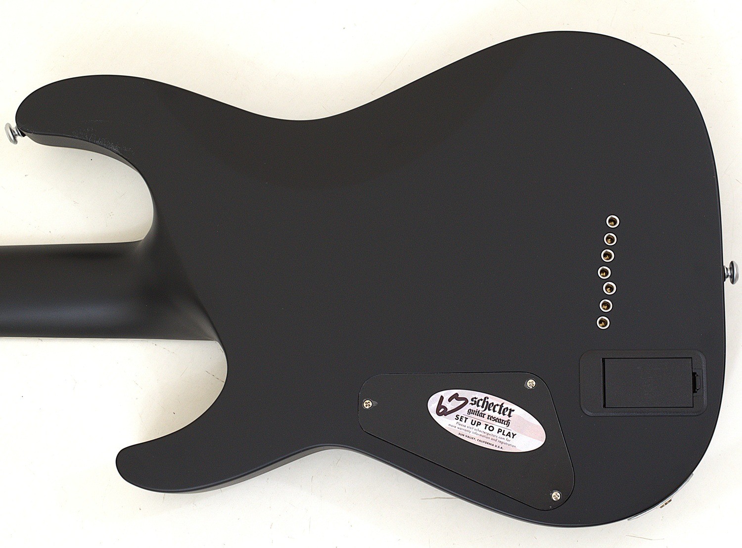 Schecter Damien Platinum-7 Guitar Satin Black B-Stock 0322