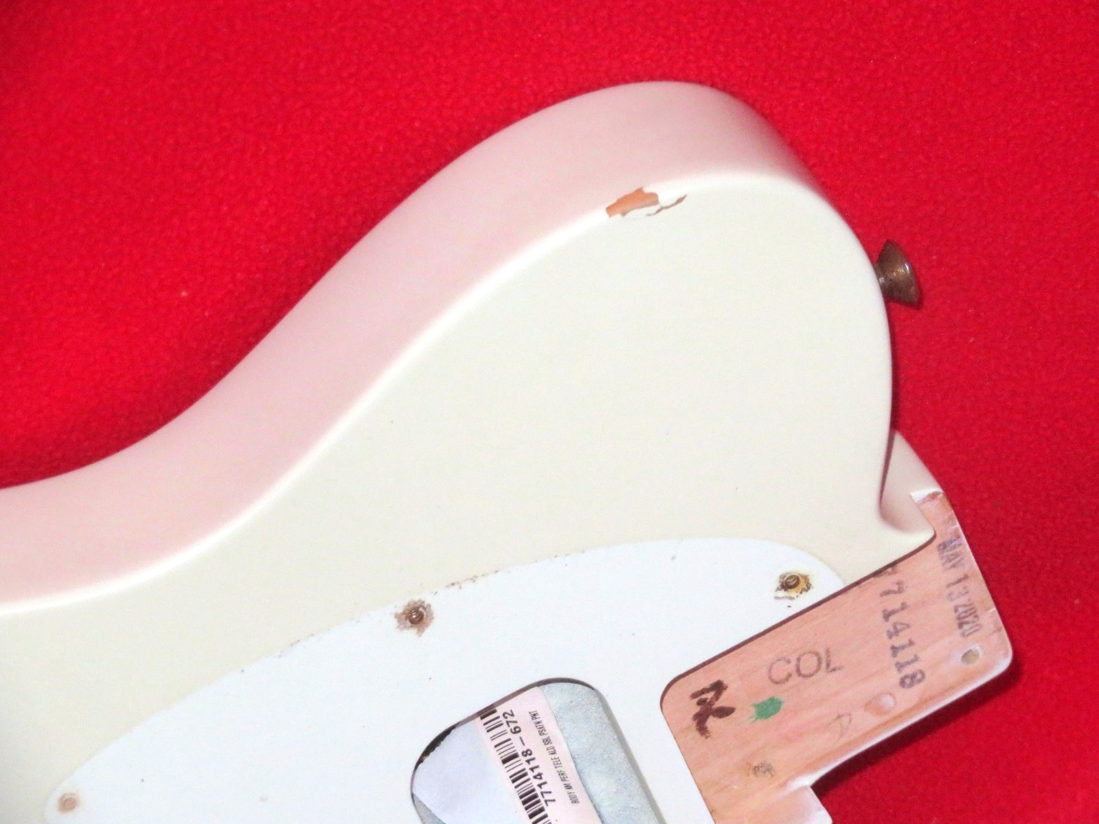 Fender 2020 USA Satin Sonic Blue American Performer Telecaster Body
