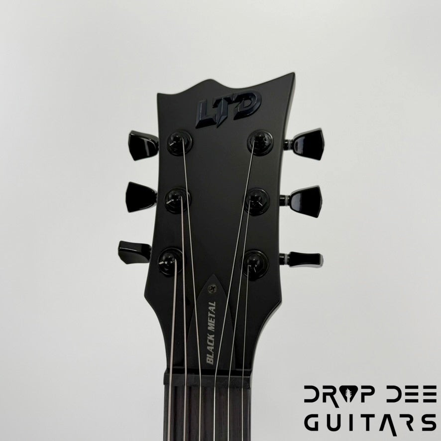 ESP LTD EC Black Metal Electric Guitar – Black Satin
