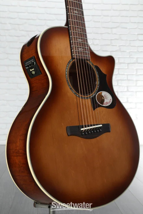 Ibanez AE3007FMH 7-string Acoustic-electric Guitar – Tobacco Edge Burst High