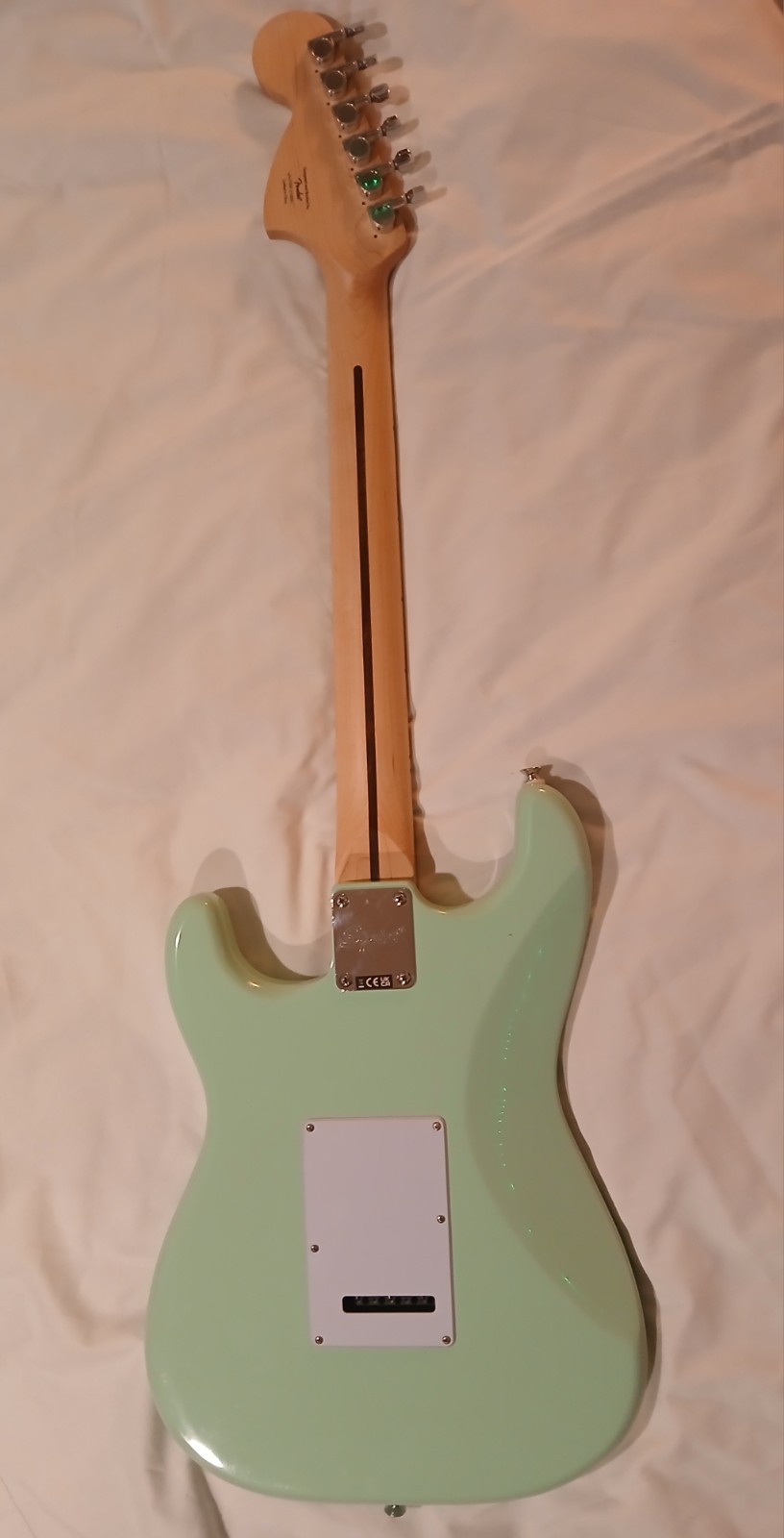 Squier Affinity Series Stratocaster Electric Guitar – Surf Green