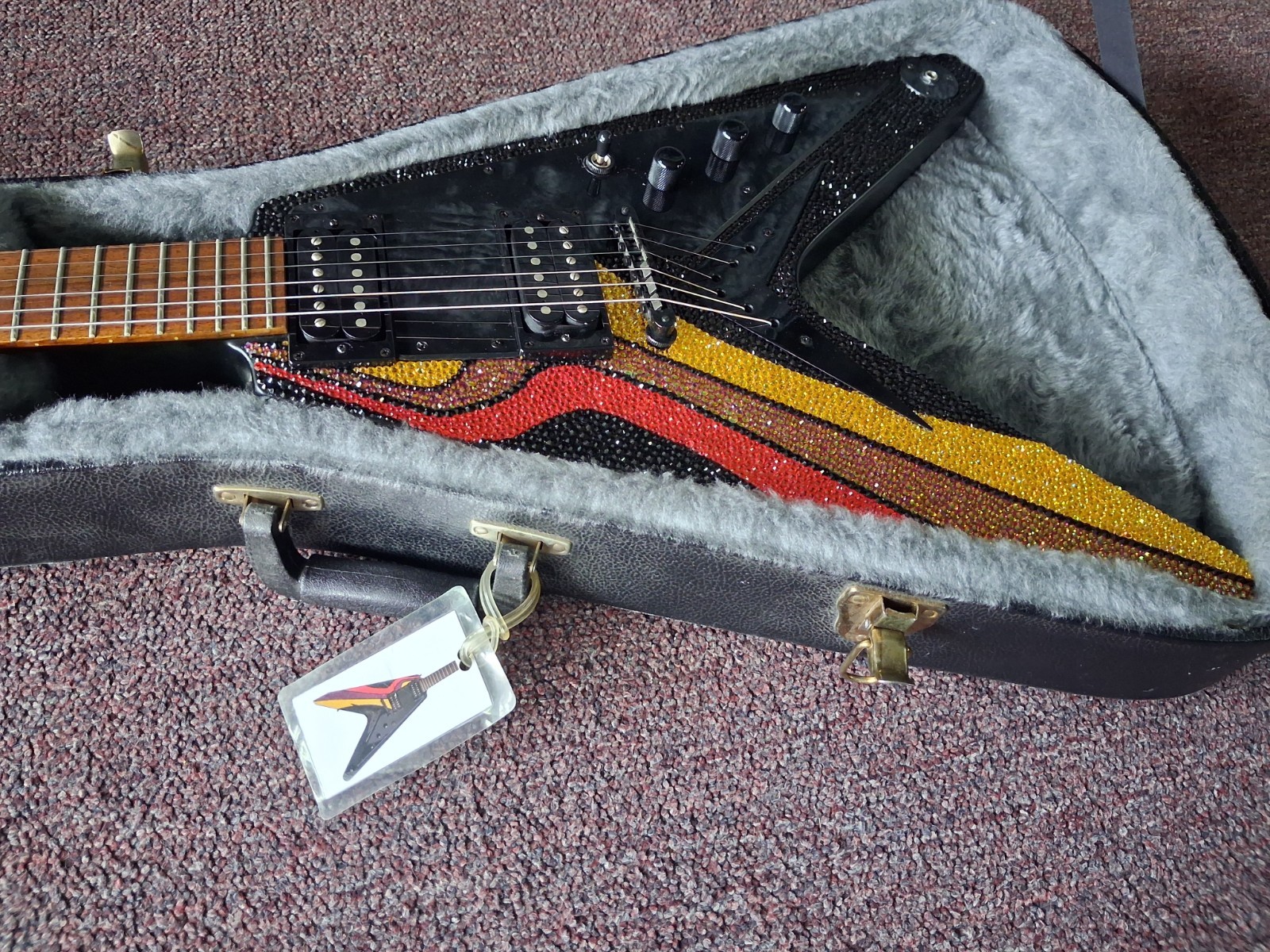 Epiphone Goth ’58 Flying V 2004 Precious Rebels Dunbar MIK W/OHC *FREE SHIPPING*