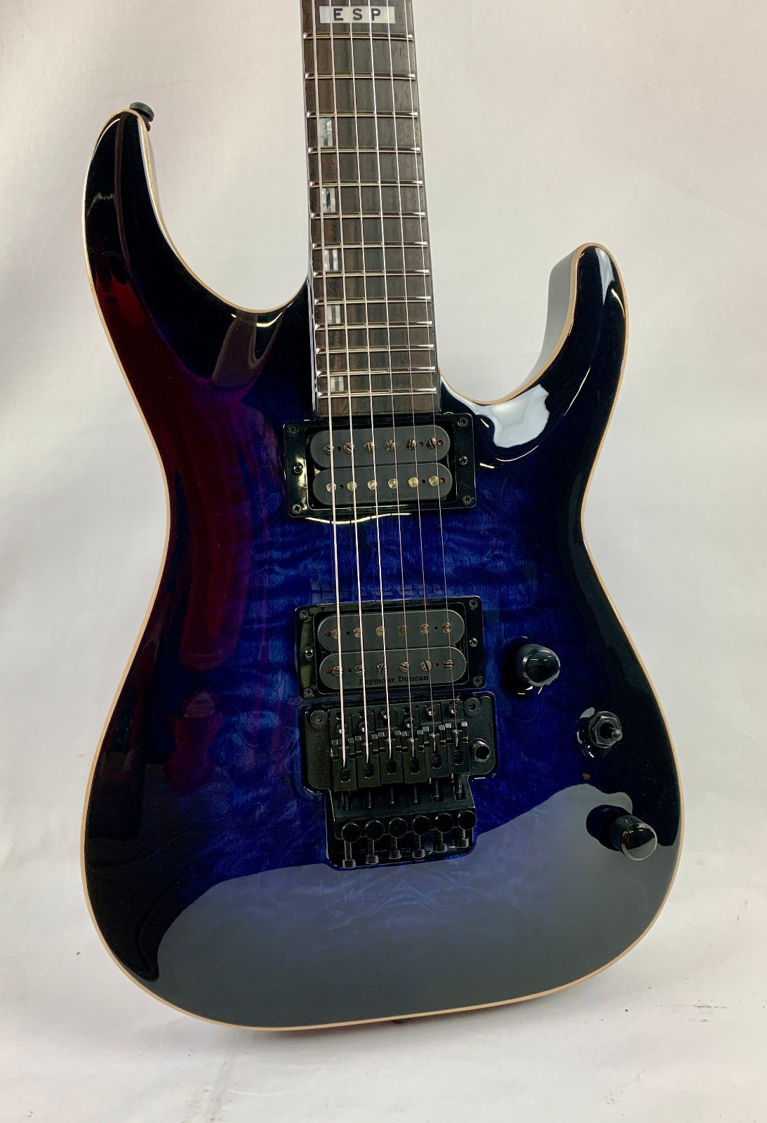 ESP E-II Horizon QM FR Reindeer Blue RDB Electric Guitar + HARD CASE B-Stock E2
