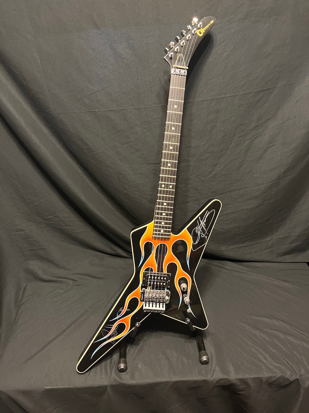 1983 Charvel USA Star Guitar Hot Rod Flame Owned by Paul Stanley of Kiss W/OHSC