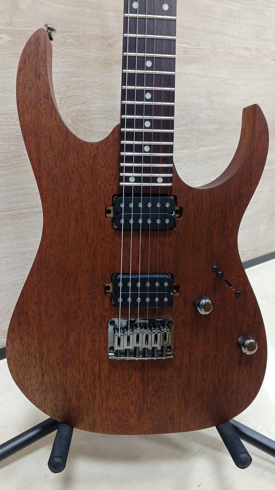 IBANEZ RG421 Used Meranti body Maple neck Jatoba fingerboard Brown w/Soft case