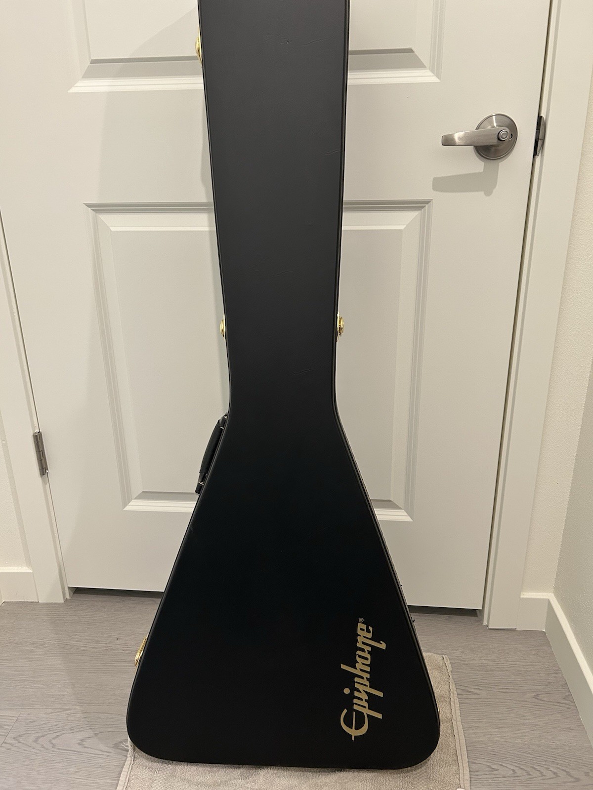 Epiphone Inspired By Gibson Flying V Ebony Electric Guitar W/Case – Open Box