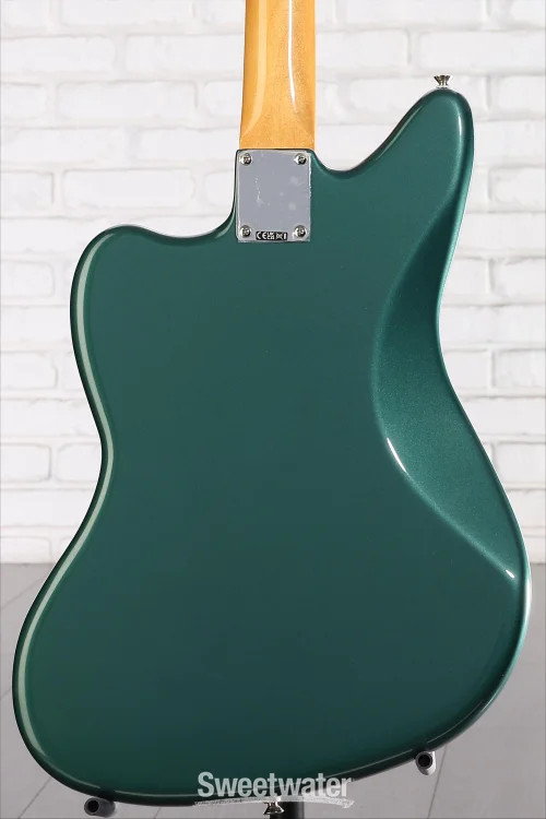 Fender Vintera III Mid ’60s Jaguar Electric Guitar – Sherwood Green Metallic