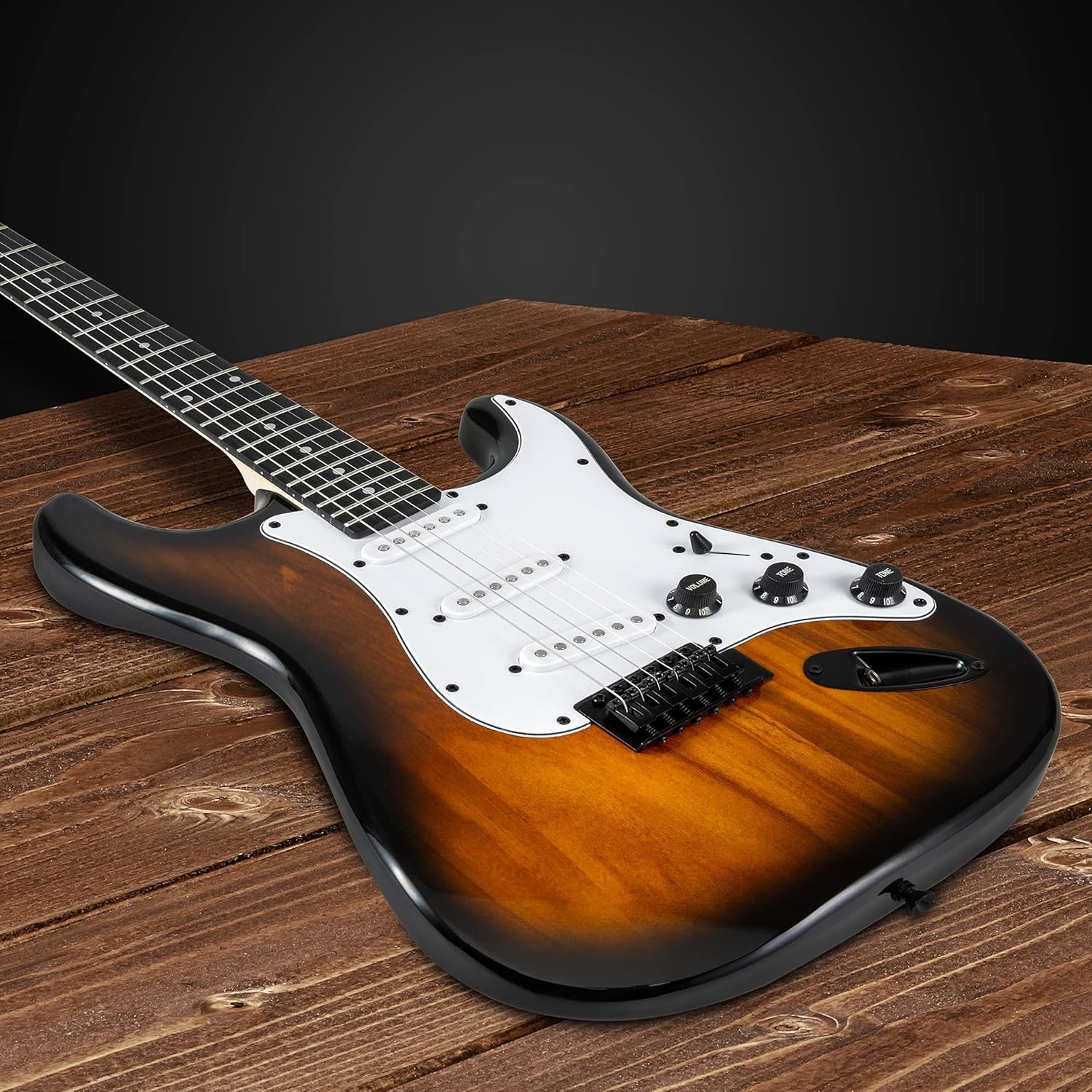 Sunburst Electric Guitar Starter Kit with 20W Amp & All Accessories Included