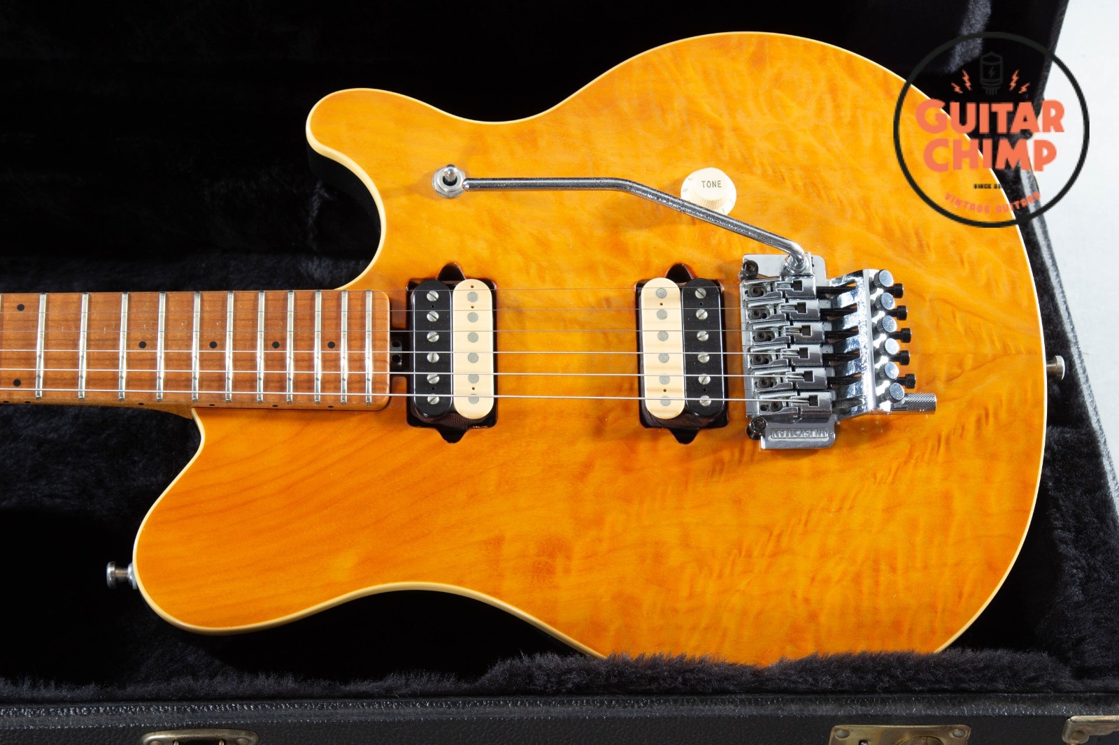 1992 Ernie Ball Music Man Eddie Van Halen EVH Gold Translucent OHSC
