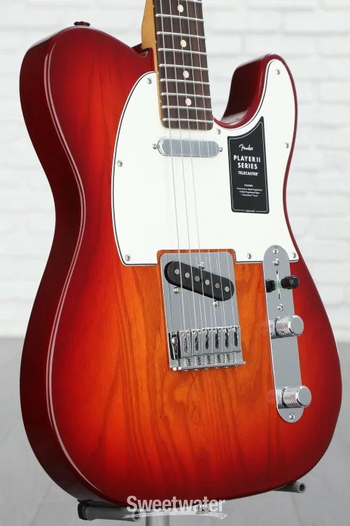 Fender Player II Telecaster Electric Guitar – Aged Cherry Burst with Rosewood