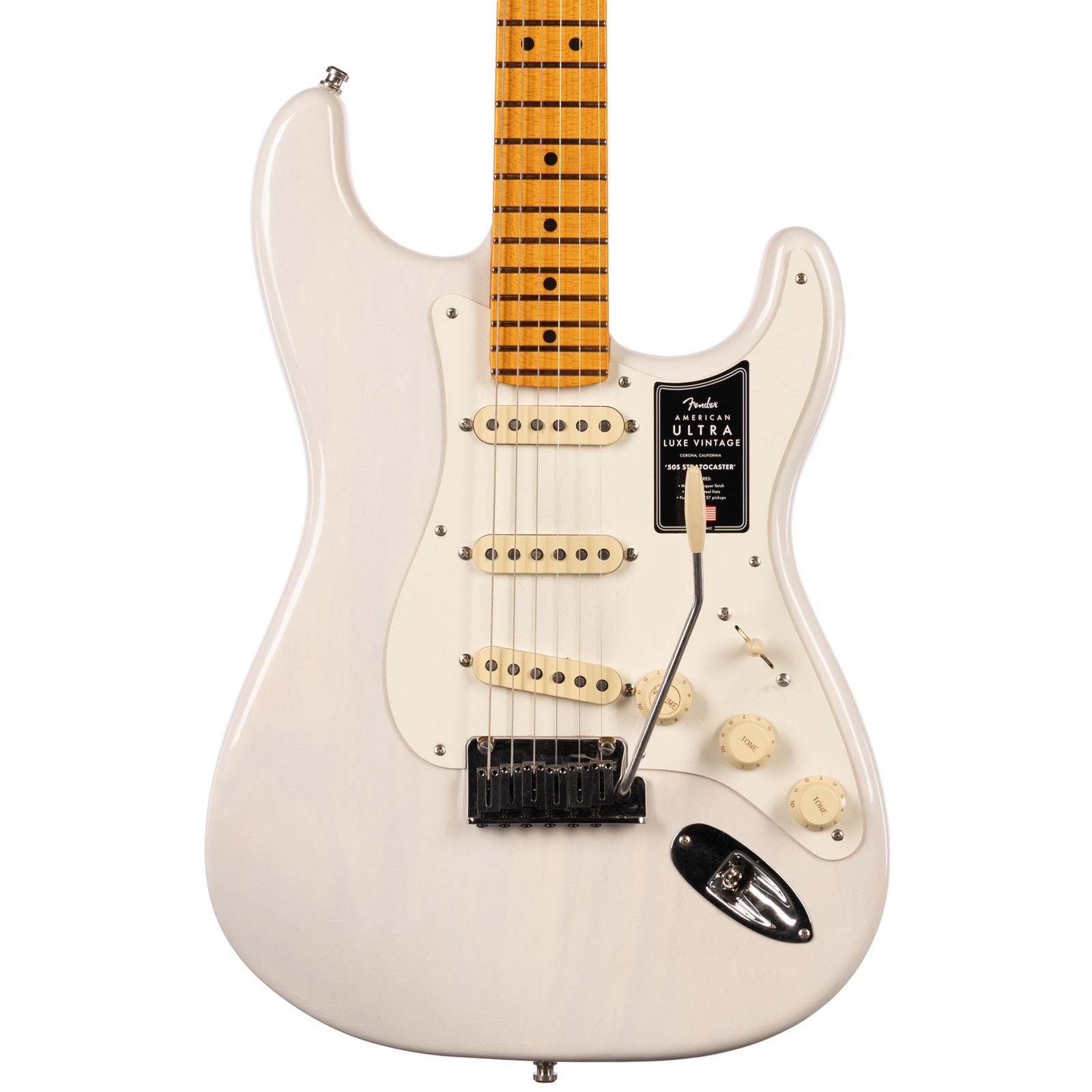 Fender American Ultra Luxe Vintage ’50s Stratocaster White Blonde (574)