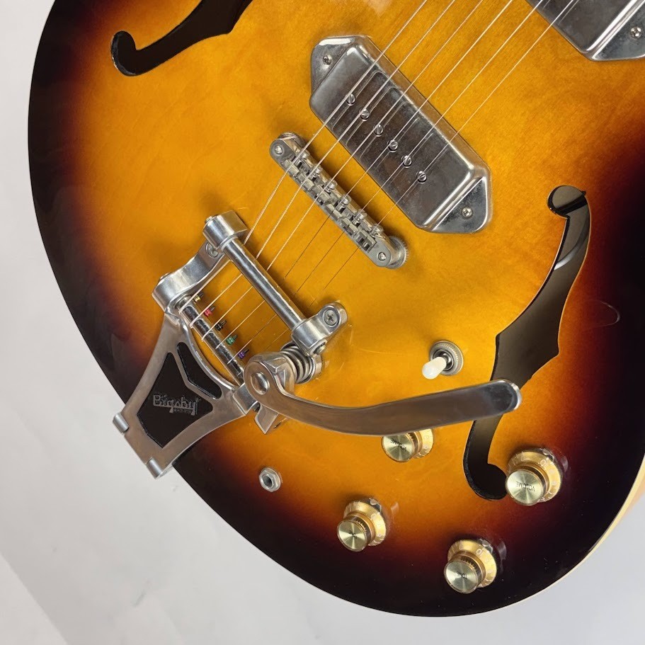Epiphone Casino Bigsby Hollow Body Electric Guitar Vintage Sunburst Used