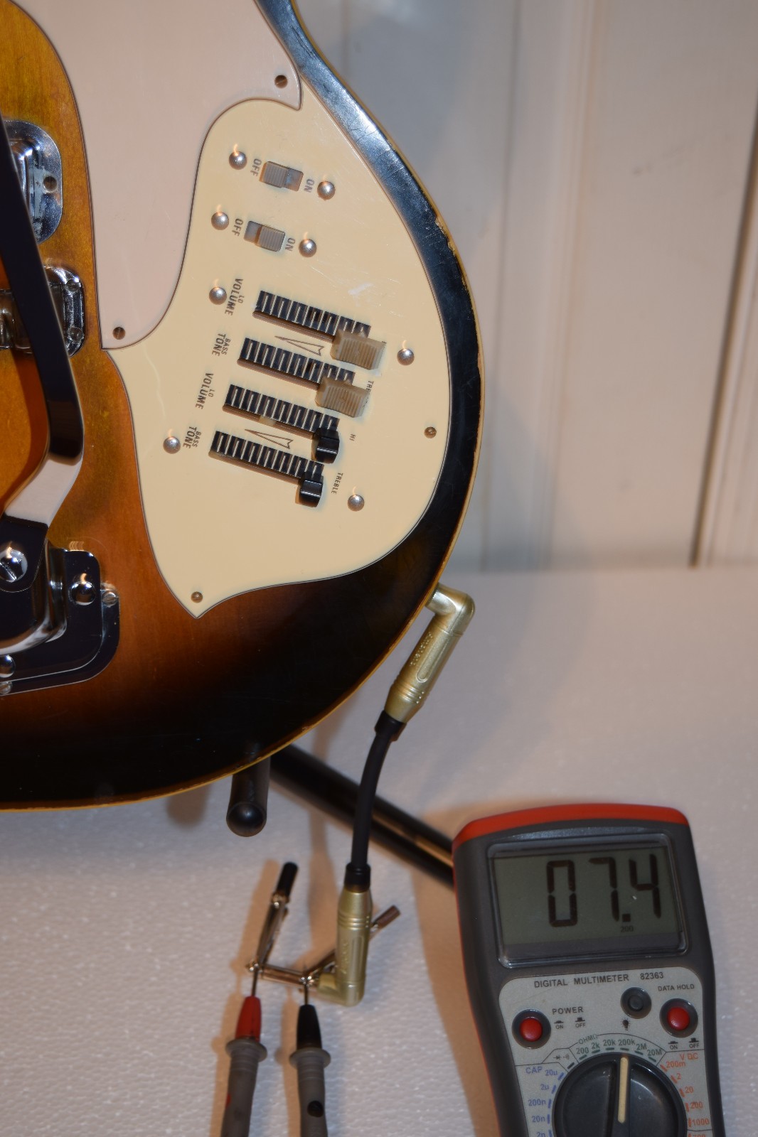 1969 Harmony H82 Rebel Electric Guitar – Very Clean – Made in USA