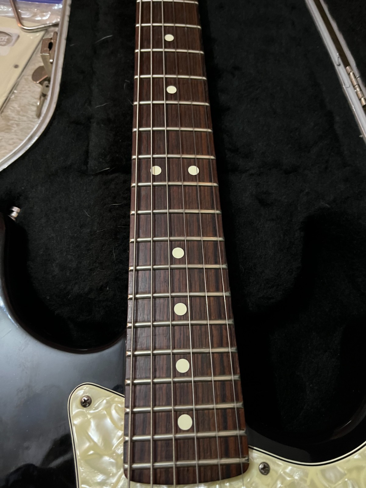 1996 Fender Strat Plus Deluxe Mystic Black with Case