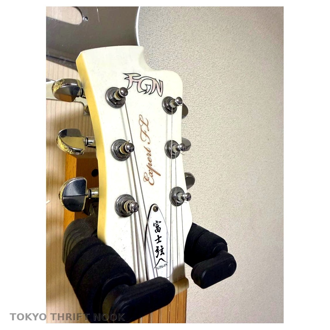 [MIJ] FGN Fujigen Expert FL Electric Guitar White Circle Fretting Japan w/ Case