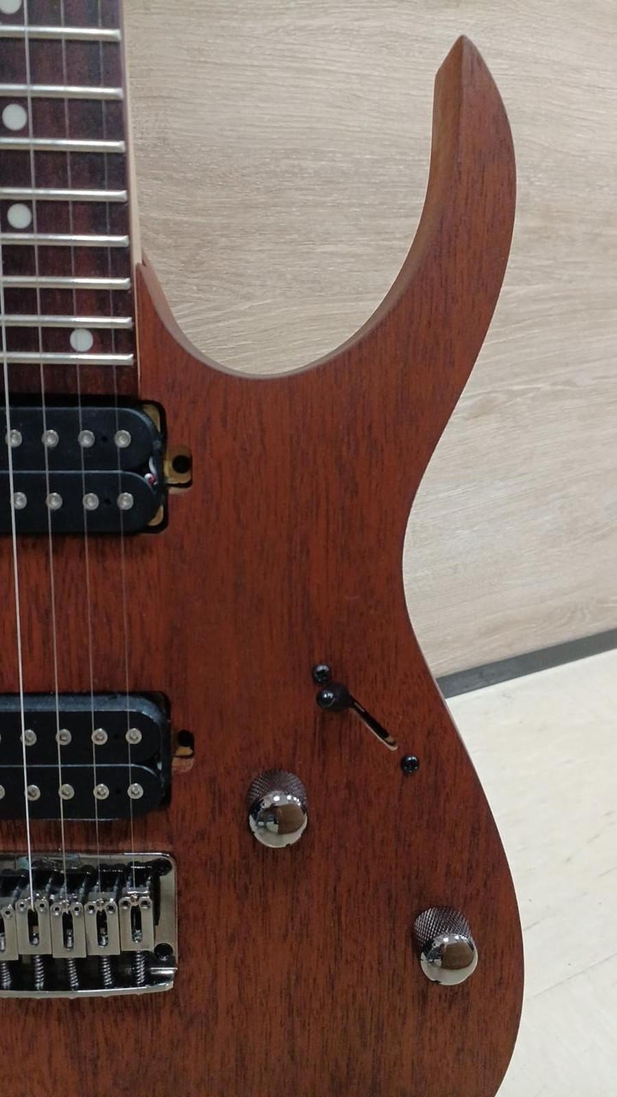 IBANEZ RG421 Used Meranti body Maple neck Jatoba fingerboard Brown w/Soft case