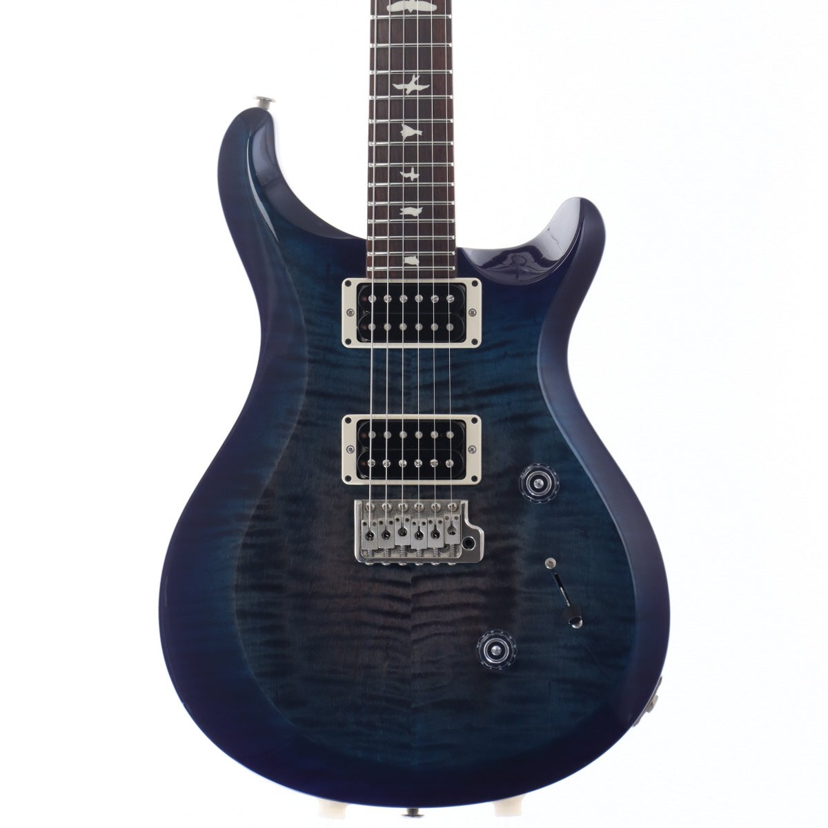 PRS S2 Custom 24 Faded Gray, Black, and Blue Burst [22S2063125]