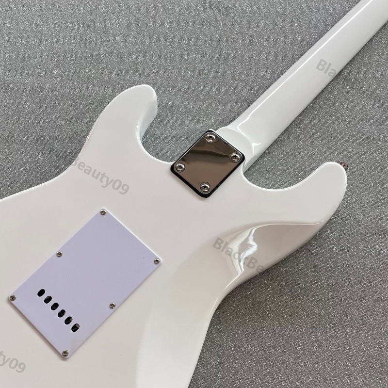 ST Solid Body Electric Guitar Bone Nut Stainless Rounded Fret Edge C Shape Neck