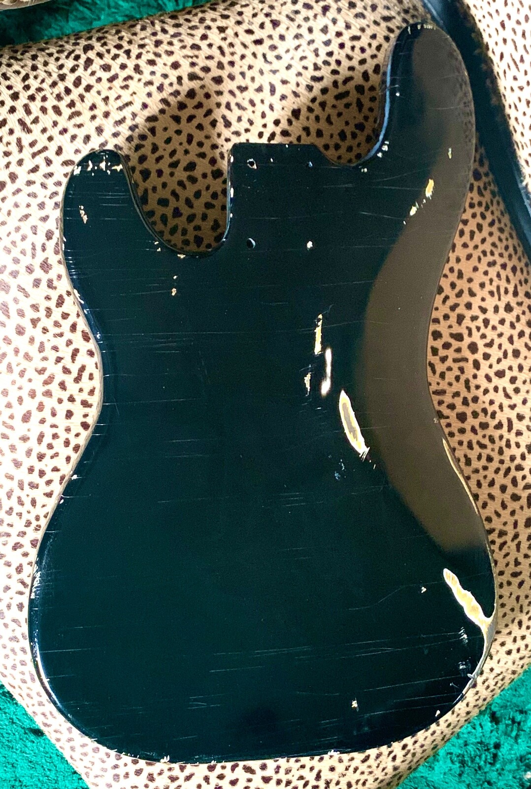 P bass Body NITRO RELIC Black EBONY finish PLACE YOUR ORDER by JVGuitars